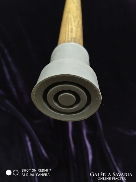 Silver (800) cane walking stick with handle