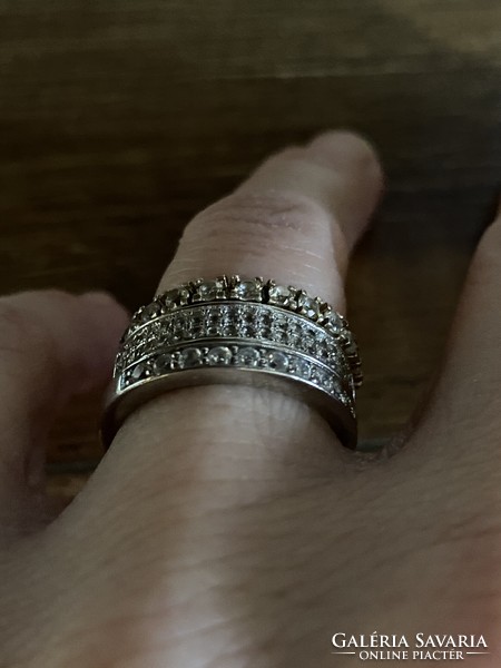 Cirkónia köves ezüst  gyűrűk