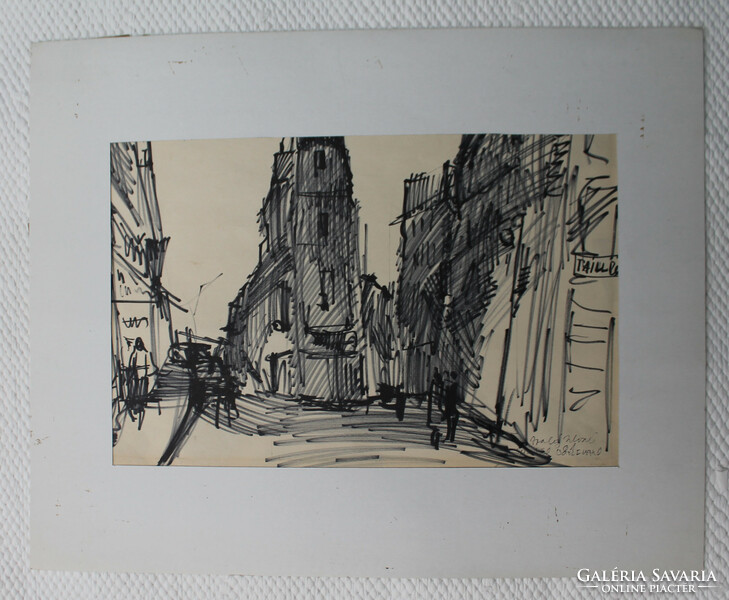 Arató István: Párizs, Gilard boulevard, 1961