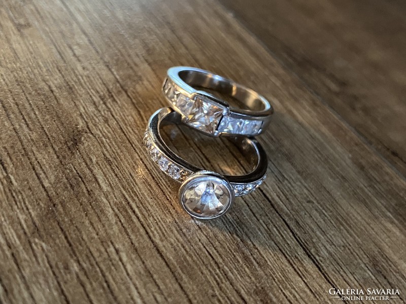 Csodaszép ezüst gyűrűk - cirkónia kövesek