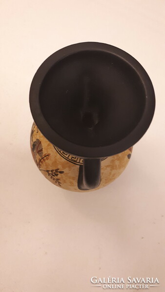 Original Greek ceramic amphora jug with a handle