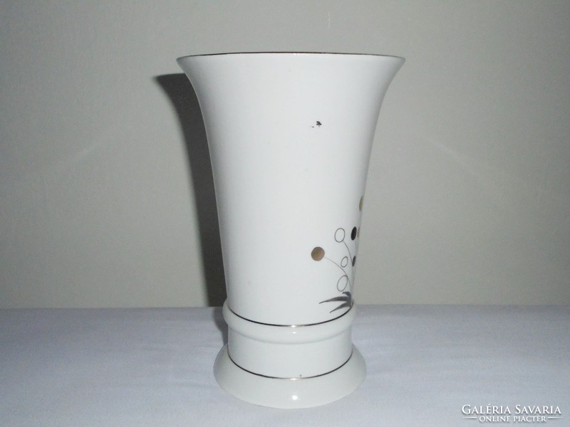 Wide porcelain vase - fine porcelain mark, made in Germany - perfect - 20.6 cm high