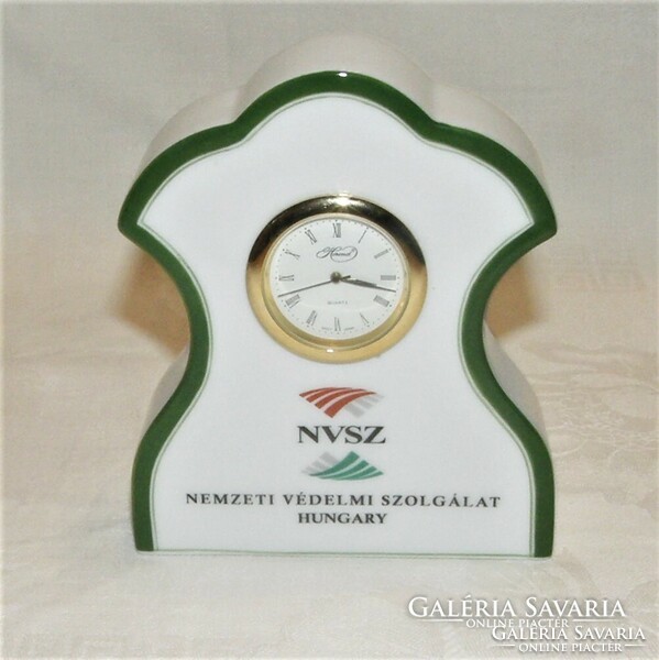 Herend porcelain clock
