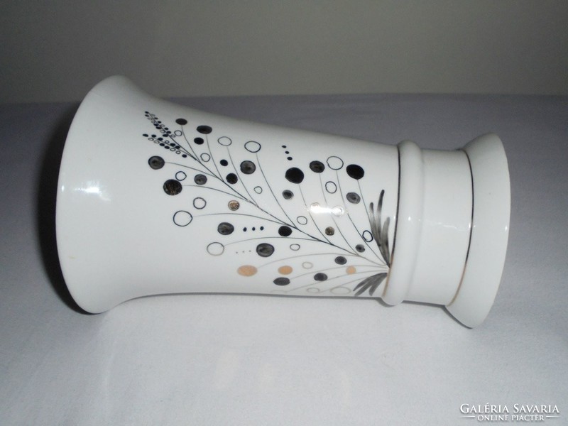 Wide porcelain vase - fine porcelain mark, made in Germany - perfect - 20.6 cm high
