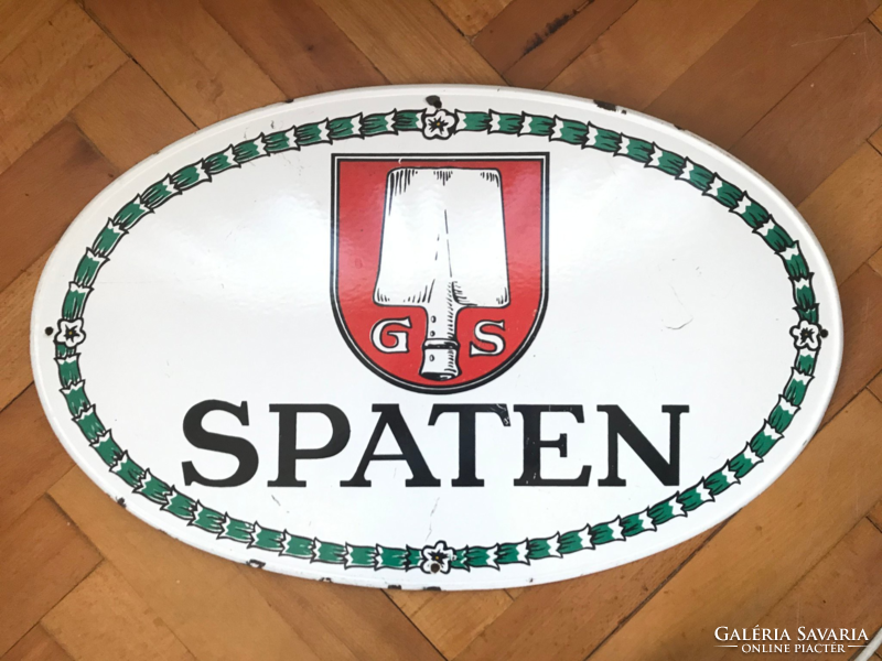 Spaten beer - enamel board (enamel board)