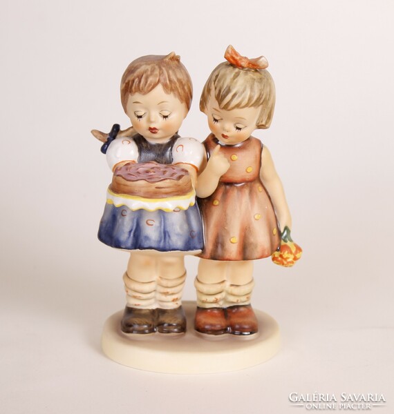 Happy birthday - 14 cm hummel / goebel porcelain figure