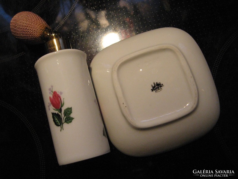 Gregor Royal Bavaria rózsás parfüm szóró gyűrűs tálkával