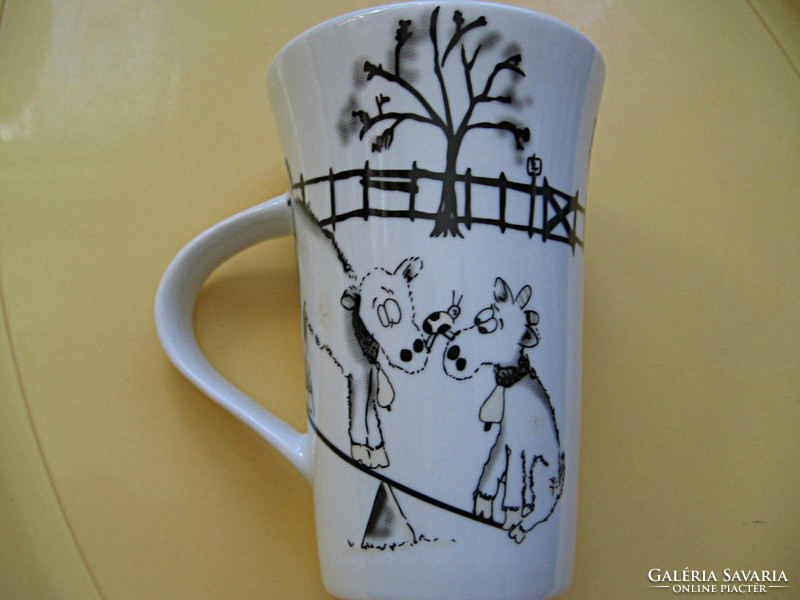 Rarity! Children's mug with lamb and ladybug baa baa