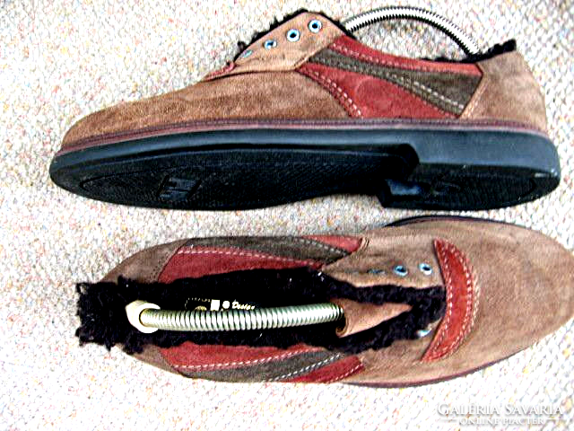 RED HORN OLIP retro bőr bundás nem használt cipő, 42-es