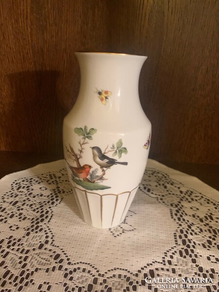 Herend Rothschild patterned skirt vase
