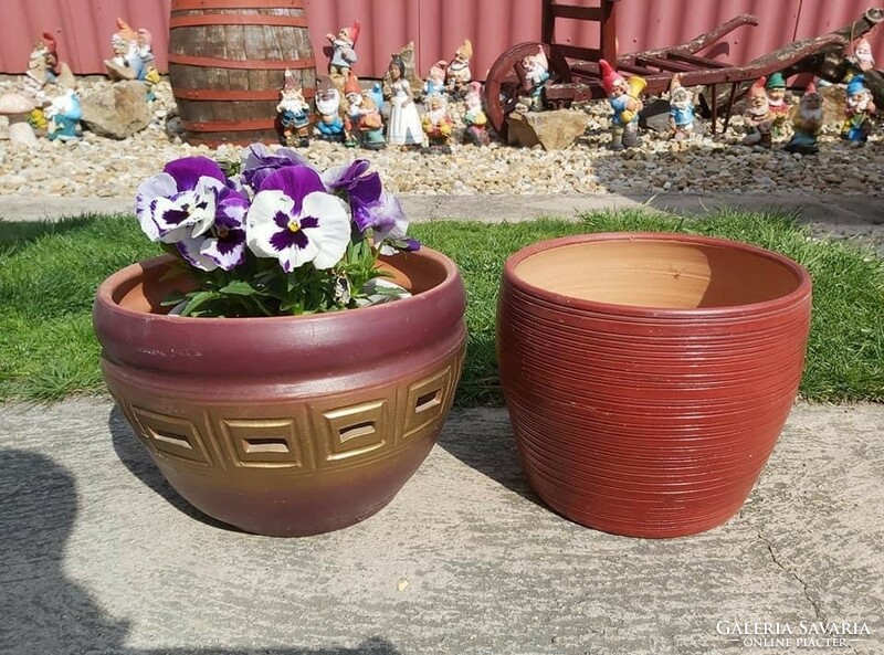 Large ceramic flower garden flower garden flowerpot lacquer decor