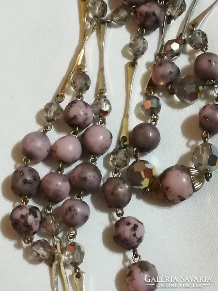 Antique, two-row handmade necklace.