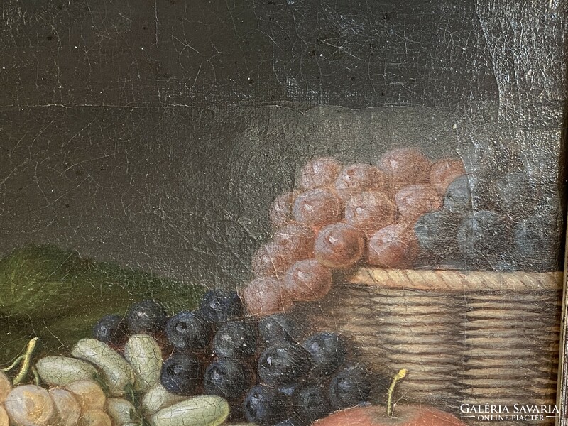 19th century still life with fruit