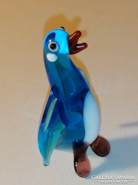 Kék üveg pingvin, kabala figura 13.