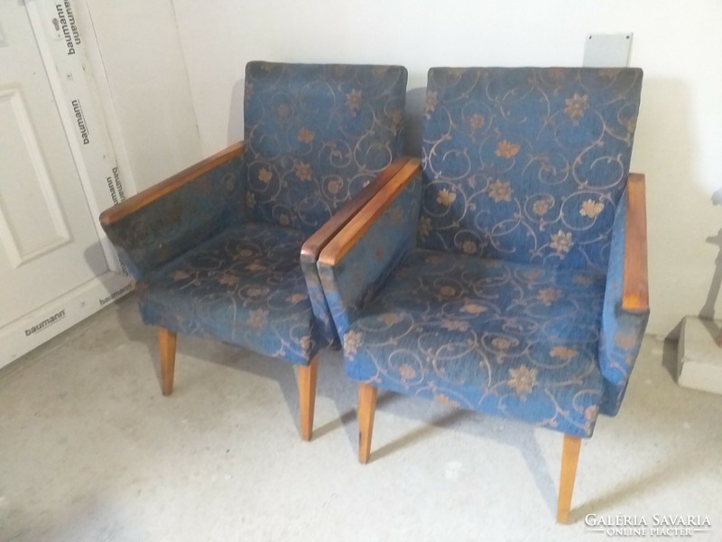 2 retro armchairs for sale
