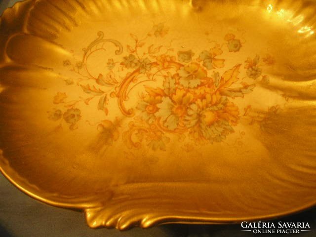 Antique sevres, original gilded marked centerpiece ornament offering 37 x 25-cm