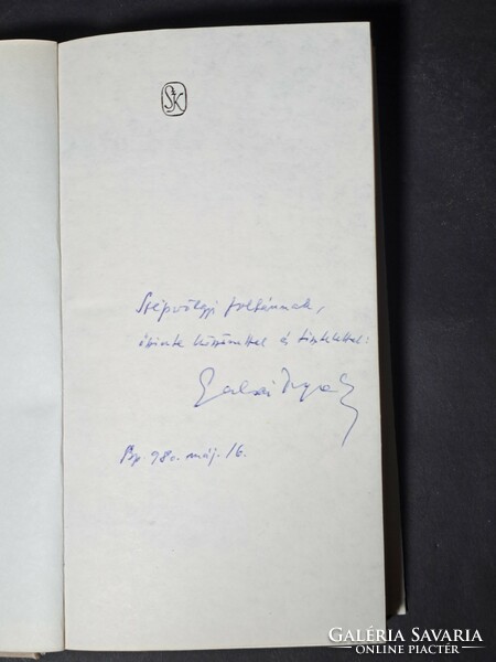 Galsai Pongrác: An-Tan-Té-Nusz, dedikált! és saját kezűleg írt köszönőlevél Szépvölgyi Zoltánnak