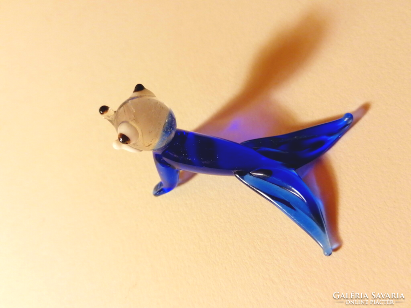 Cute glass seal, mascot figure 1.