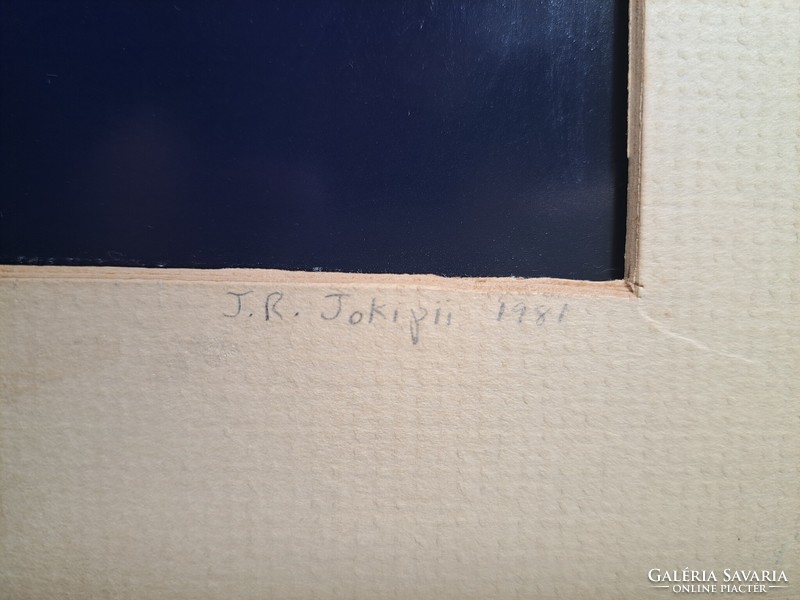 J. R. Jokipii: Naplemente, 1981 (fotó, teljes méret 51,5x41,5 cm)