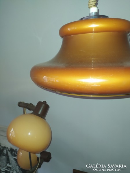 Szarvasi caramel ceiling retro lamps