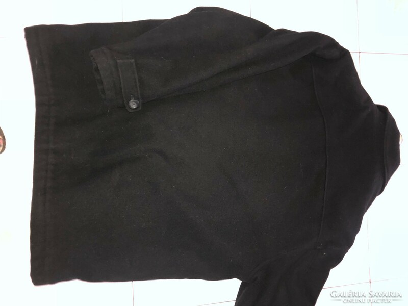 "CELIO"  XL fekete  gyapjú szövet téli kabát