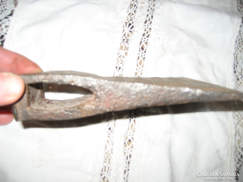 Antique wrought iron axe