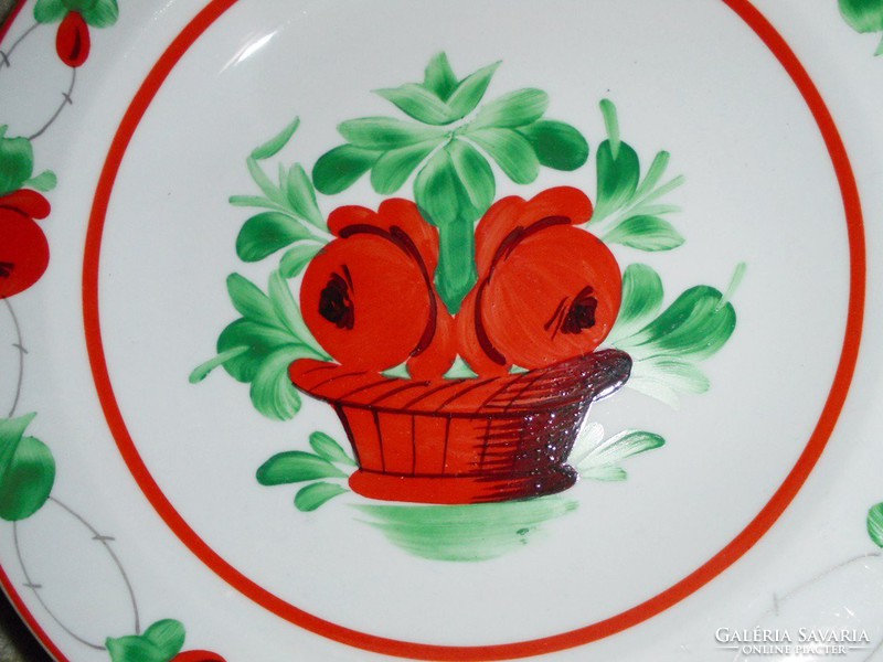 Retro industrial artist porcelain wall plate wall plate bowl - 23.2 Cm diameter