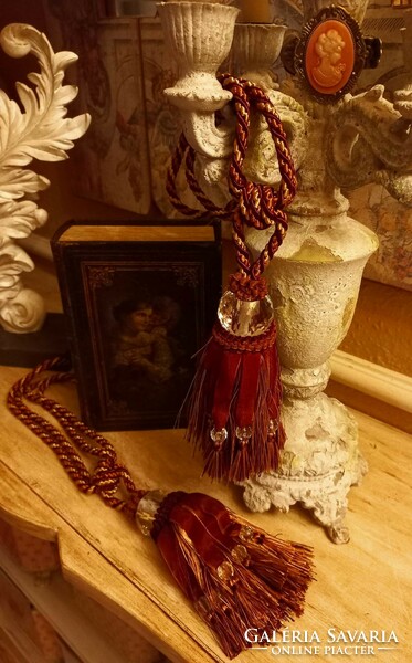 New!! Elegant large curtain tie tassels in a pair, in a gift box!