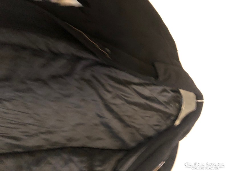 "CELIO"  XL fekete  gyapjú szövet téli kabát