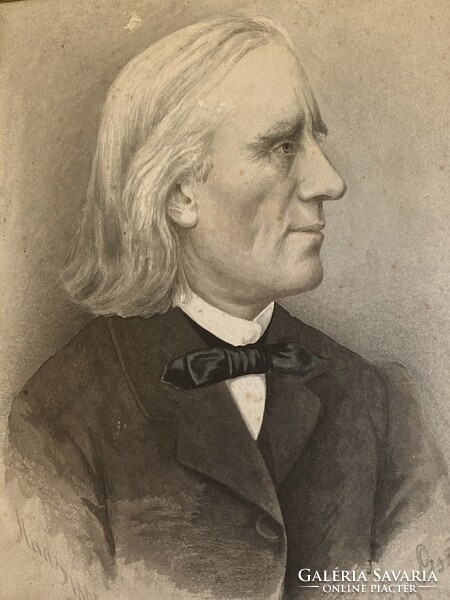 19.sz Liszt Ferenc Portré