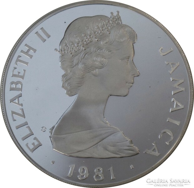 Huge silver coin commemorating the 1981 royal wedding