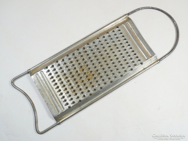 Old retro metal kitchen kitchen grater cheese grater approx. - 1970s - 24.5 cm long