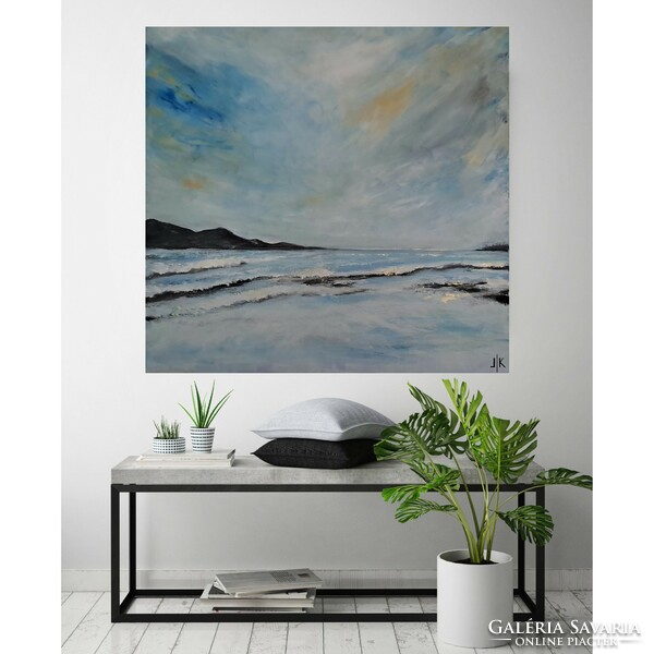 SUNSHINE - landscape festmény Kuzma Lilla