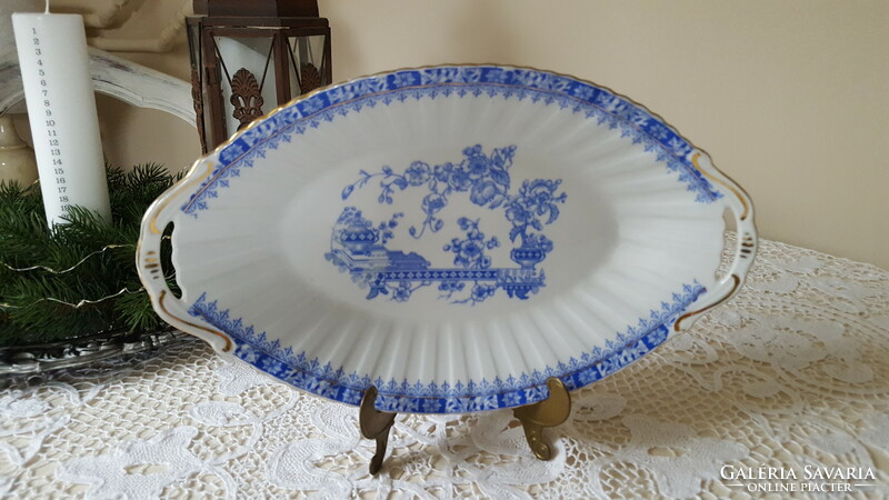 Bavarian china blau serving bowl of rare shape