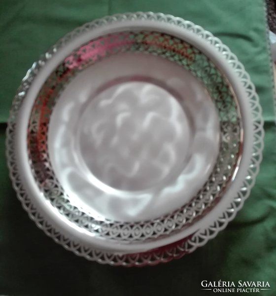 Huge wmf-age silver-plated centerpiece, serving bowl, 29 cm in diameter