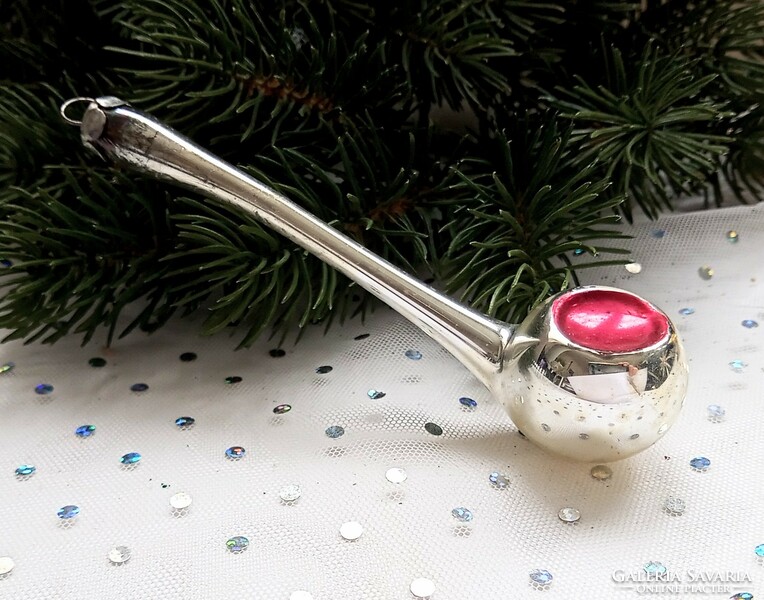Old pipe Christmas tree ornament 12cm