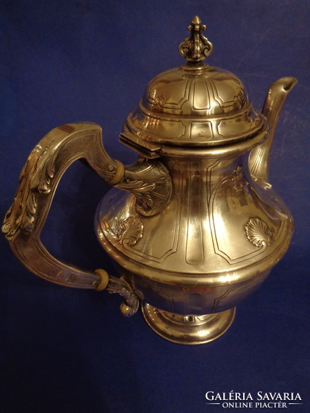 Rococo silver teapot ca 1870