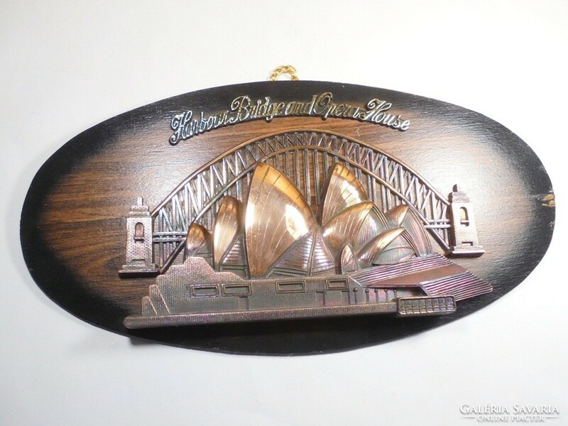 Ausztrália Sydney Harbour Bridge hid Operaház szuvenír, turista emlék Falikép falra akasztható dísz