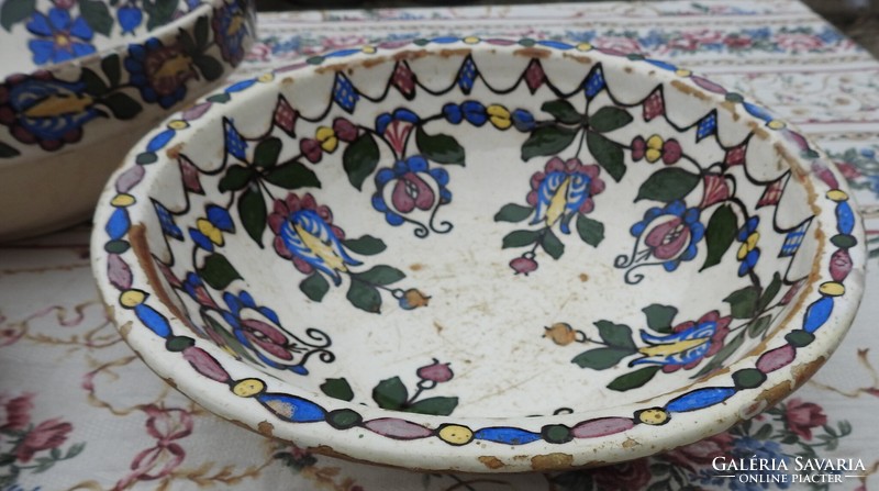 19th century earthenware jug and bowl set