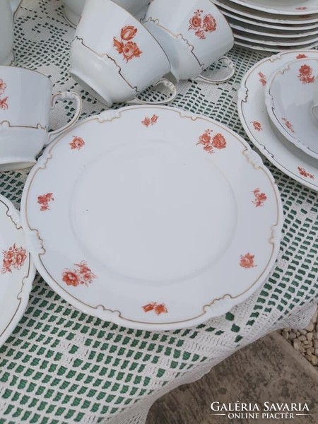 Beautiful Bavarian floral tea set cup jug sugar bowl set flower trio sets cookie