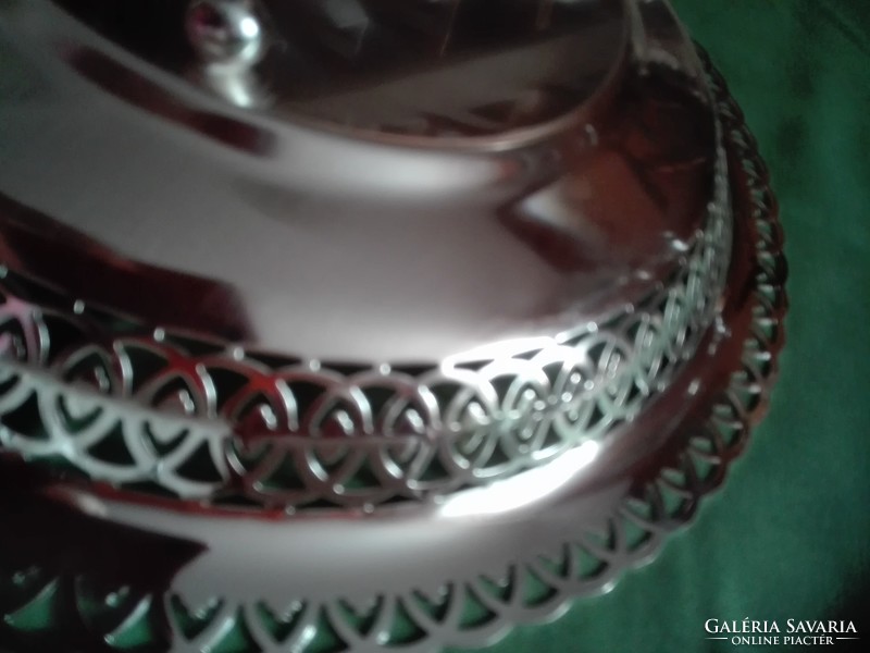 Huge wmf-age silver-plated centerpiece, serving bowl, 29 cm in diameter