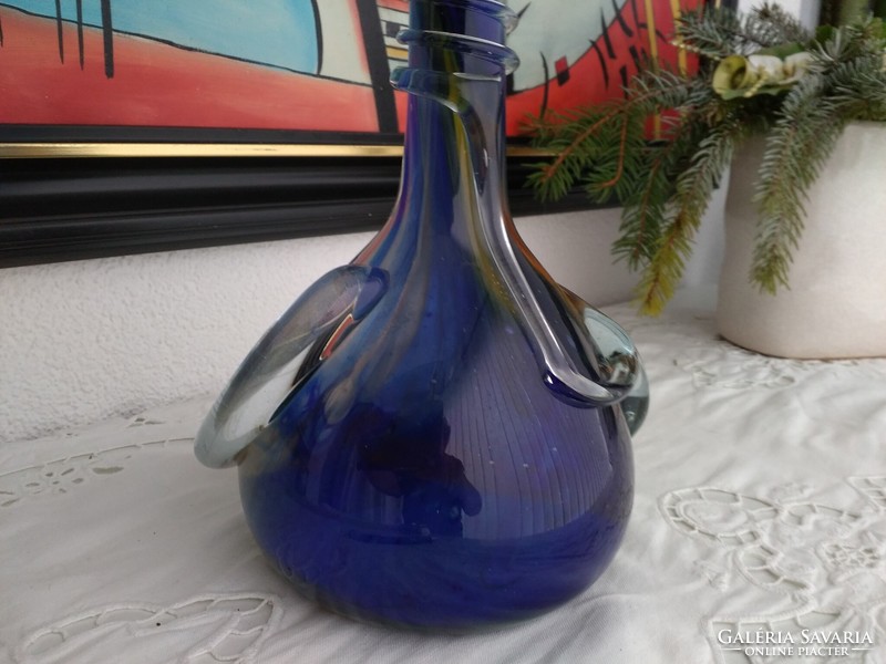 A huge handmade glass vase from Murano