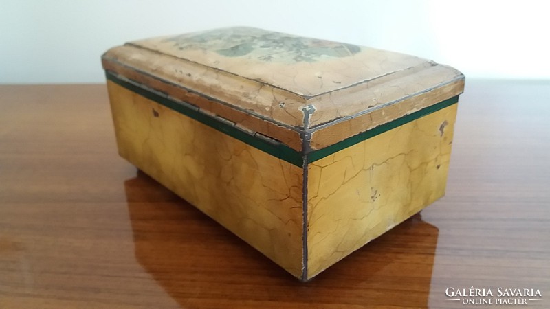 Old scene metal box vintage box