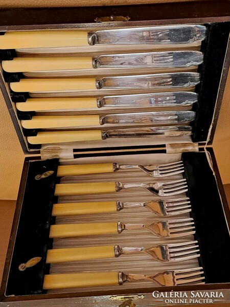 Sale! Sale! Hp&co s ep marked english vintage cutlery set fork and spoon set