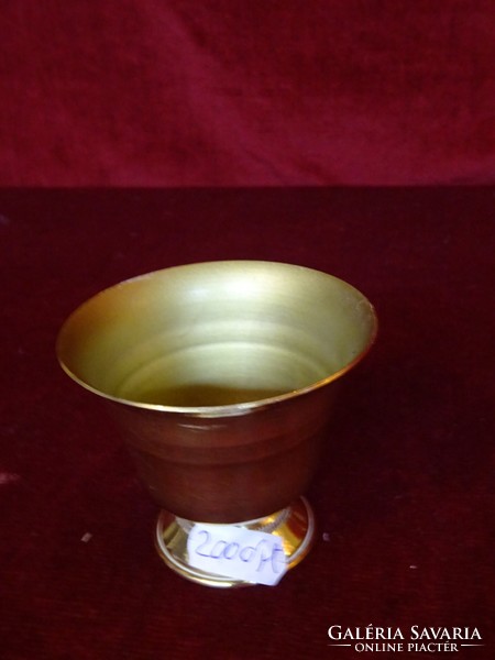 Indian copper cup, 6.5 cm high, top diameter 7 cm. He has! Jokai.