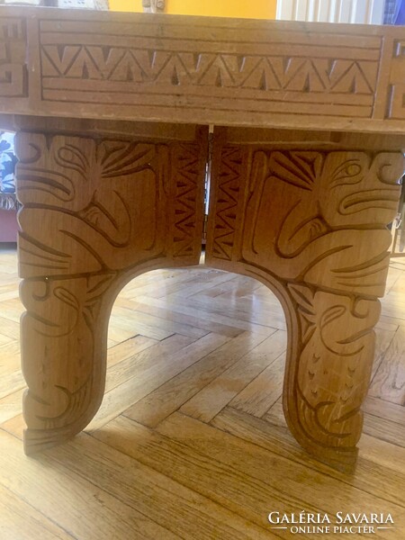 Hand carved Nicaraguan table