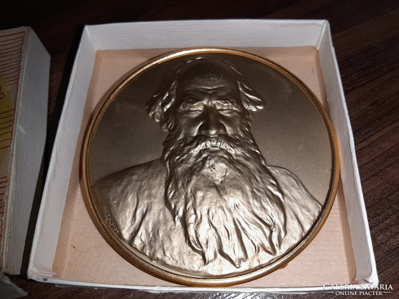 Russian plaque gold-plated