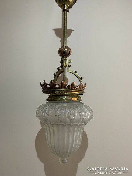 Antique copper pendant lamp