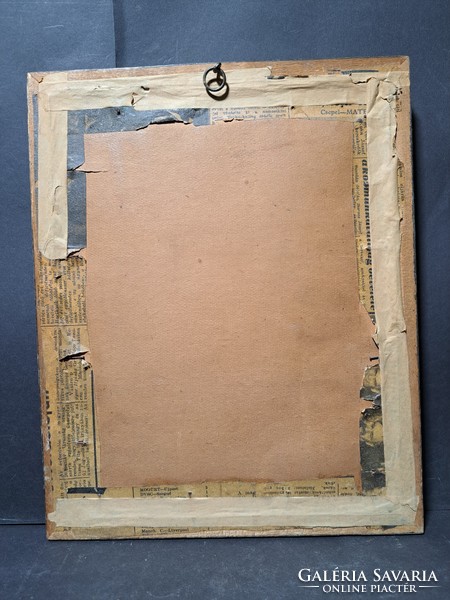 Rézkarc tájkép 1931- ből - jelzett (Teljes méret 31,5x25,5 cm)