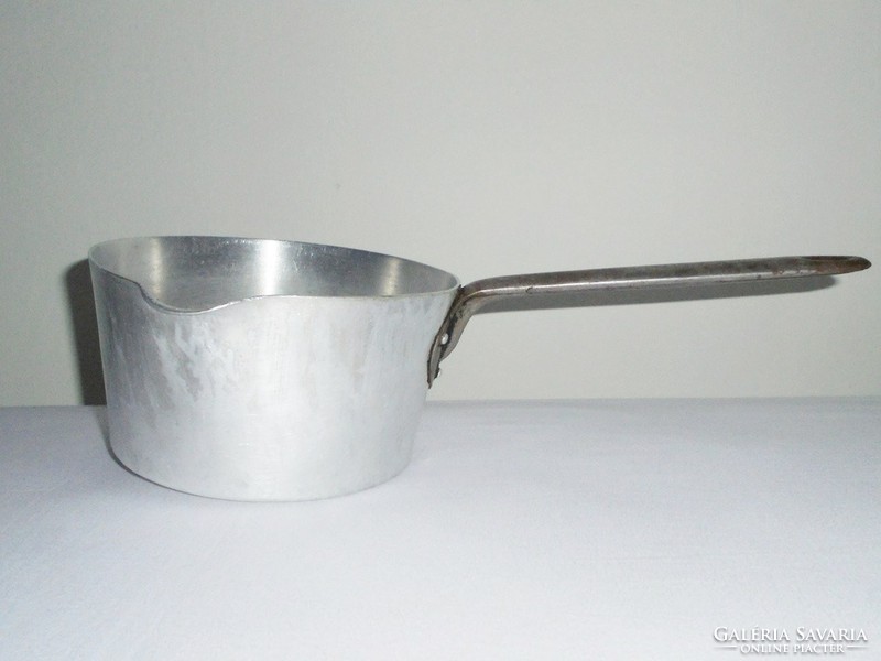 Retro aluminum container - kettle - marked, made in Hungary